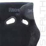 Racetech Stealth color option, black patches gray embroidery