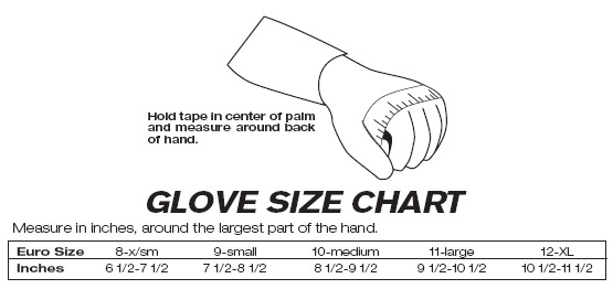 Measuring for gloves