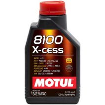 Motul 8100 X-Cess 5W40 Synthetic Motor Oil
