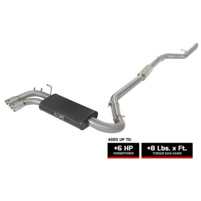 aFe POWER 49-36329-P MACH Force-Xp 3" to 2-1/4" 304 Stainless Steel Cat-Back Exhaust System