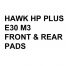 Hawk Performance HP+ Brake Pads, BMW E30 M3 (1988-91)